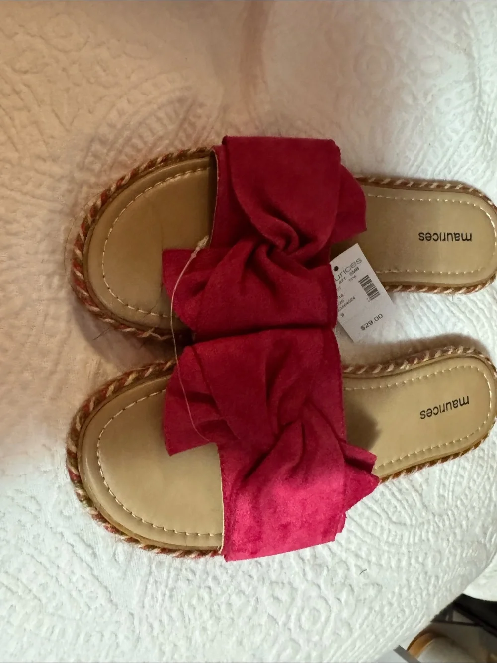 Maurices Bow Slide Sandals